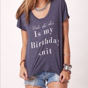 Wildfox Birthday Suit shirt